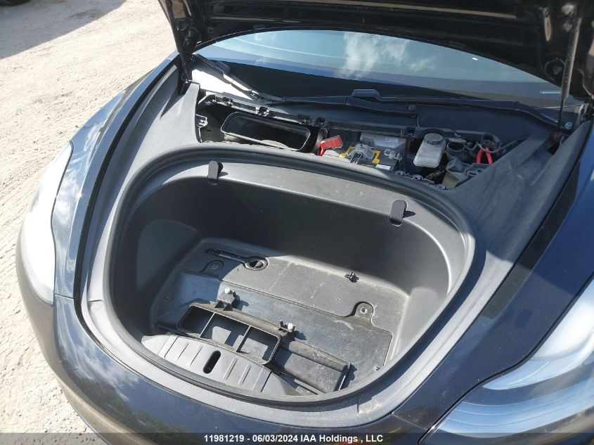 2019 Tesla Model 3 VIN: 5YJ3E1EA8KF321360 Lot: 11981219