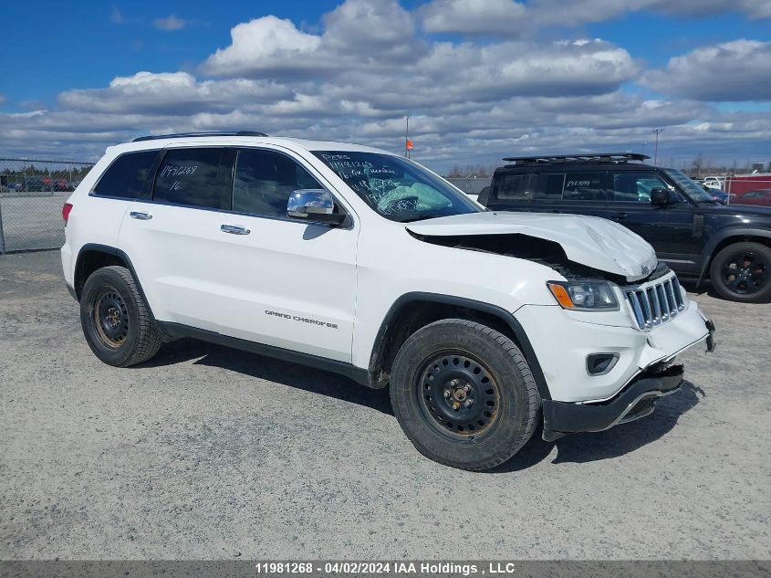 2016 Jeep Grand Cherokee Limited VIN: 1C4RJFBG3GC413881 Lot: 11981268