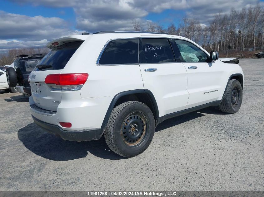 2016 Jeep Grand Cherokee Limited VIN: 1C4RJFBG3GC413881 Lot: 11981268