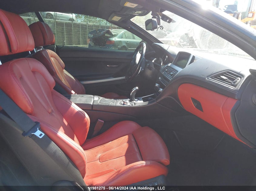 2012 BMW 650 I VIN: WBALZ3C58CC397498 Lot: 11981275