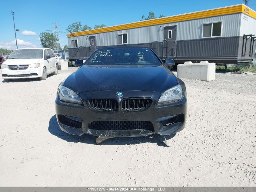 2012 BMW 650 I VIN: WBALZ3C58CC397498 Lot: 11981275