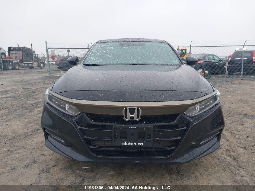 2018 Honda Accord Sedan VIN: 1HGCV1F36JA805519 Lot: 11981306