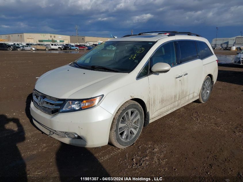 2016 Honda Odyssey Touring VIN: 5FNRL5H99GB505304 Lot: 39258953