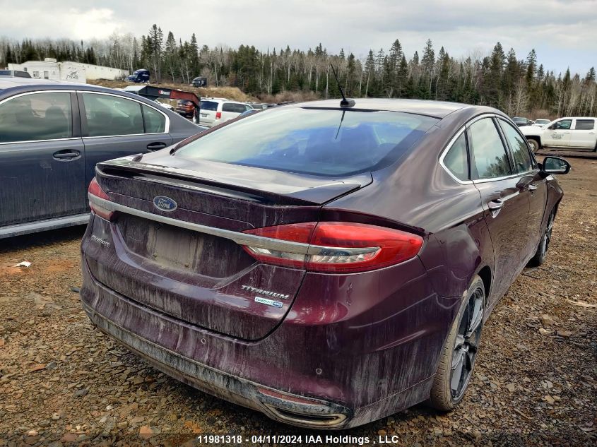 2018 Ford Fusion Titanium/Platinum VIN: 3FA6P0D93JR236504 Lot: 11981318