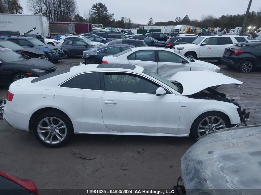 2013 Audi A5 VIN: WAUDFBFR4DA062354 Lot: 11981325