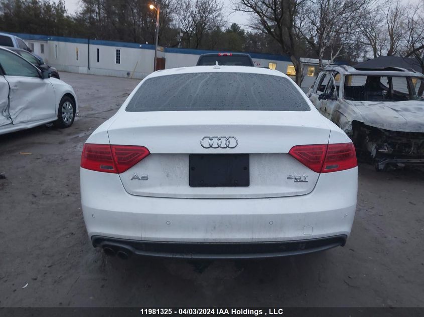 2013 Audi A5 VIN: WAUDFBFR4DA062354 Lot: 11981325