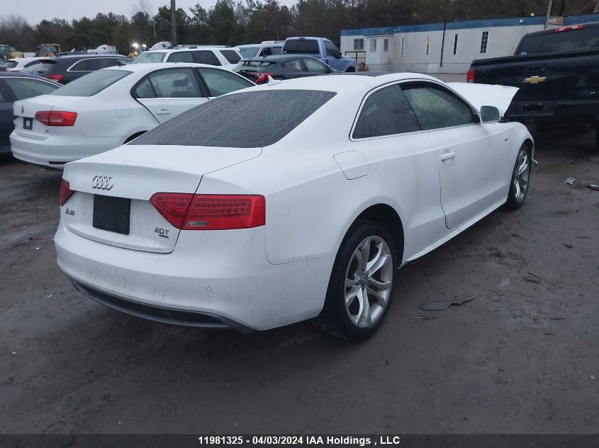 2013 Audi A5 VIN: WAUDFBFR4DA062354 Lot: 11981325