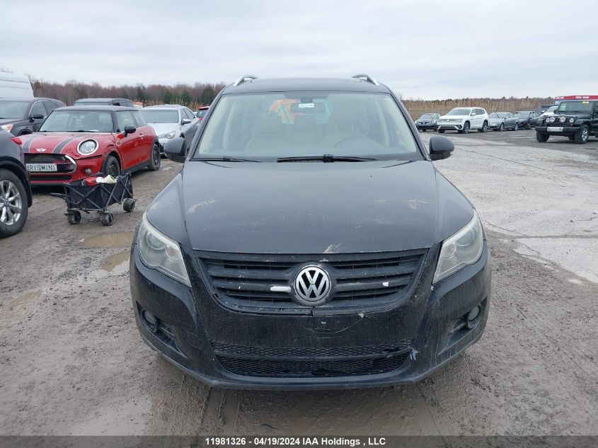 2010 Volkswagen Tiguan VIN: WVGBV7AX9AW511814 Lot: 11981326