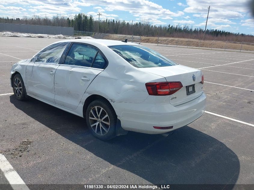 2016 Volkswagen Jetta Comfortline VIN: 3VWD07AJ0GM351027 Lot: 11981330