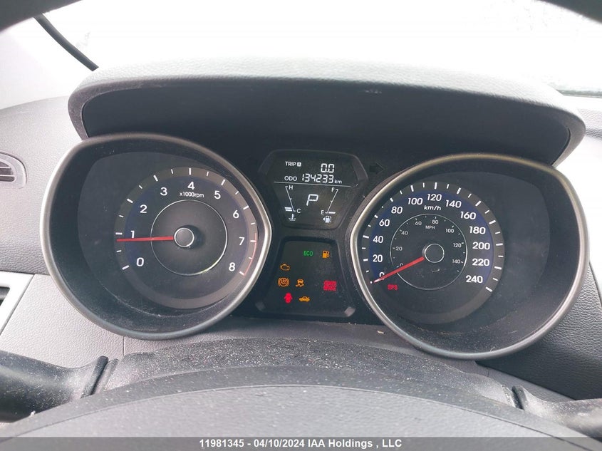 2013 Hyundai Elantra Gl VIN: 5NPDH4AE1DH234877 Lot: 11981345