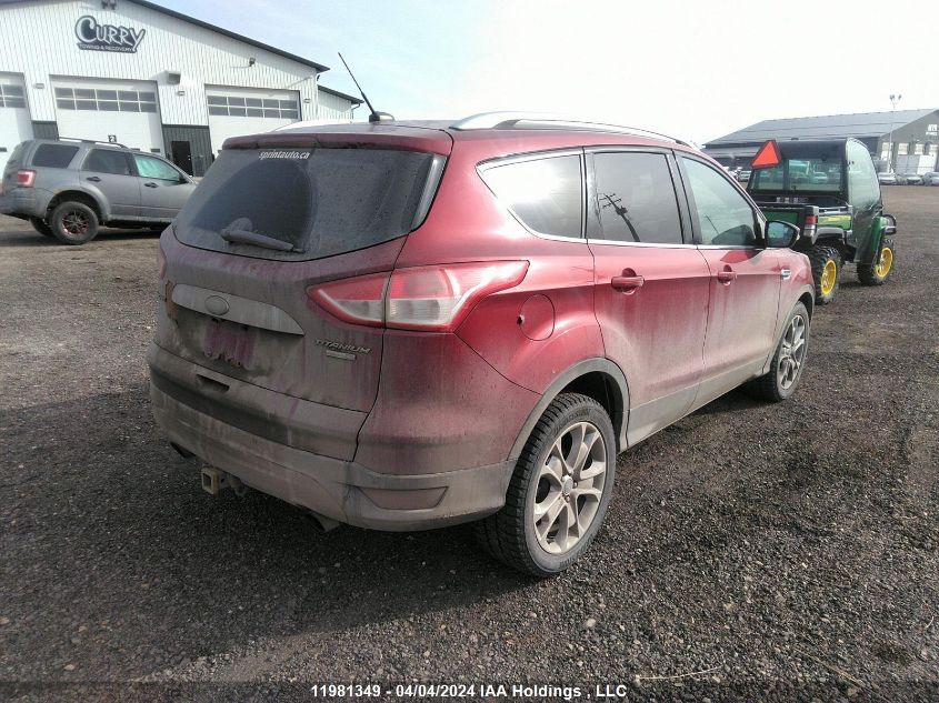 2014 Ford Escape Titanium VIN: 1FMCU9J95EUB87167 Lot: 11981349