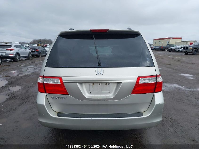 2006 Honda Odyssey VIN: 5FNRL38656B510220 Lot: 11981382