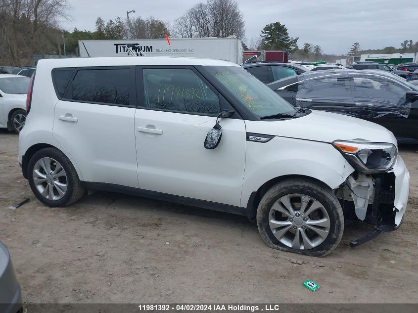 2016 Kia Soul + VIN: KNDJP3A58G7343734 Lot: 11981392