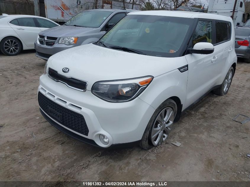 2016 Kia Soul + VIN: KNDJP3A58G7343734 Lot: 11981392