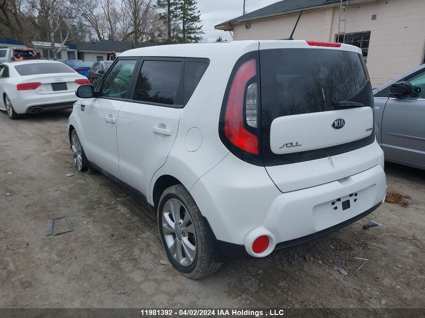 2016 Kia Soul + VIN: KNDJP3A58G7343734 Lot: 11981392