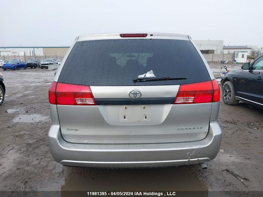 2004 Toyota Sienna VIN: 5TDZA29C14S142518 Lot: 11981395