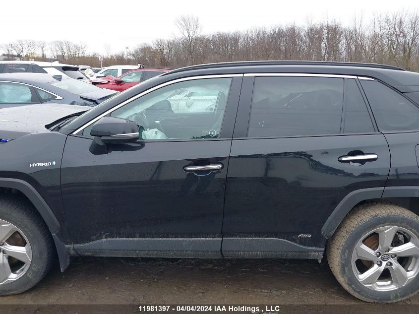 2020 Toyota Rav4 Hybrid Limited VIN: 2T3DWRFV7LW102368 Lot: 11981397