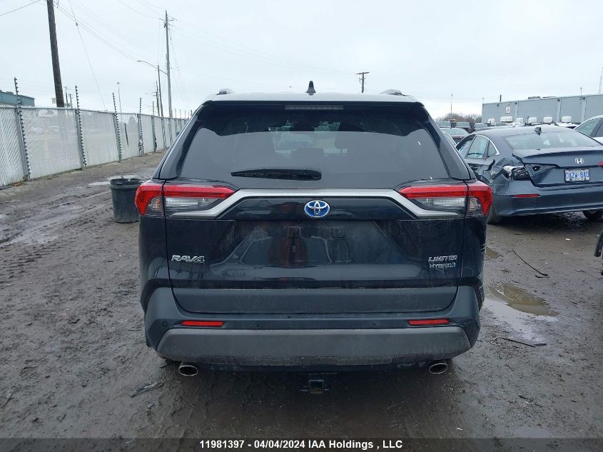 2020 Toyota Rav4 Hybrid Limited VIN: 2T3DWRFV7LW102368 Lot: 11981397