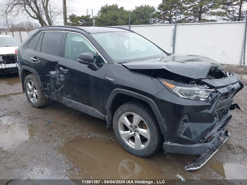 2020 Toyota Rav4 Hybrid Limited VIN: 2T3DWRFV7LW102368 Lot: 11981397