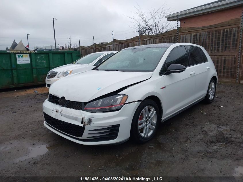 2016 Volkswagen Gti S/Se/Autobahn VIN: 3VW4T7AUXGM044417 Lot: 39240809