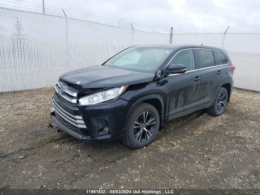 2018 Toyota Highlander Le/Le Plus VIN: 5TDBZRFH3JS490416 Lot: 11981432