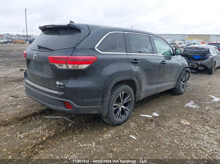 2018 Toyota Highlander Le/Le Plus VIN: 5TDBZRFH3JS490416 Lot: 11981432