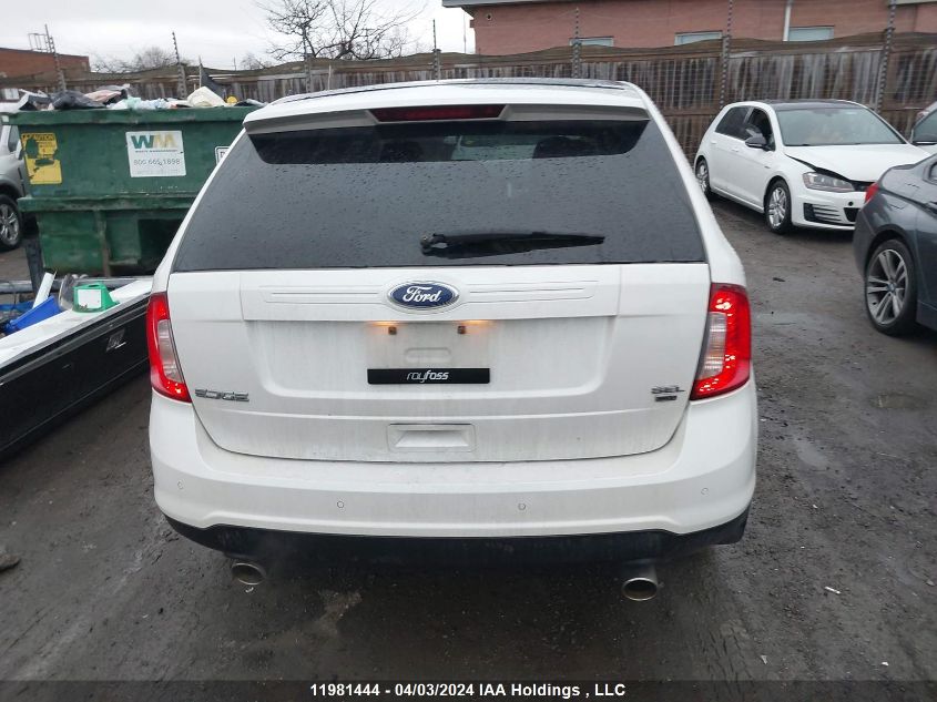 2011 Ford Edge Sel VIN: 2FMDK4JC2BBB22500 Lot: 11981444