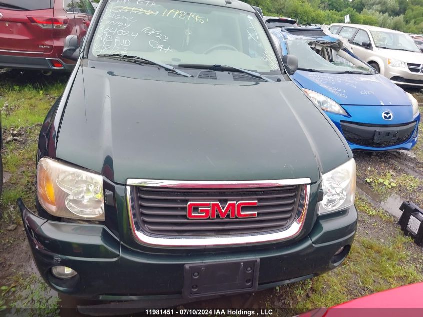 2004 GMC Envoy VIN: 1GKDT13S942364024 Lot: 11981451