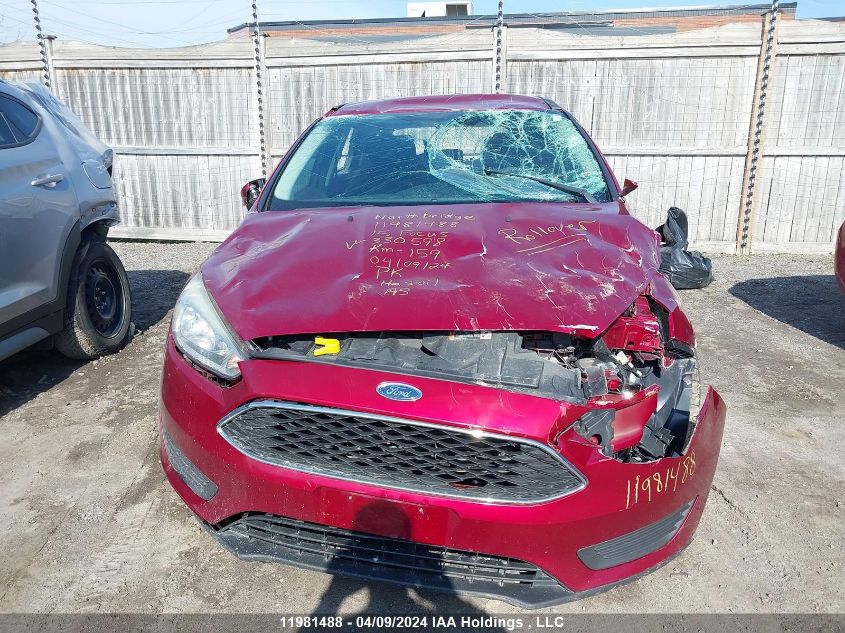 2015 Ford Focus Se VIN: 1FADP3K29FL330598 Lot: 39240399