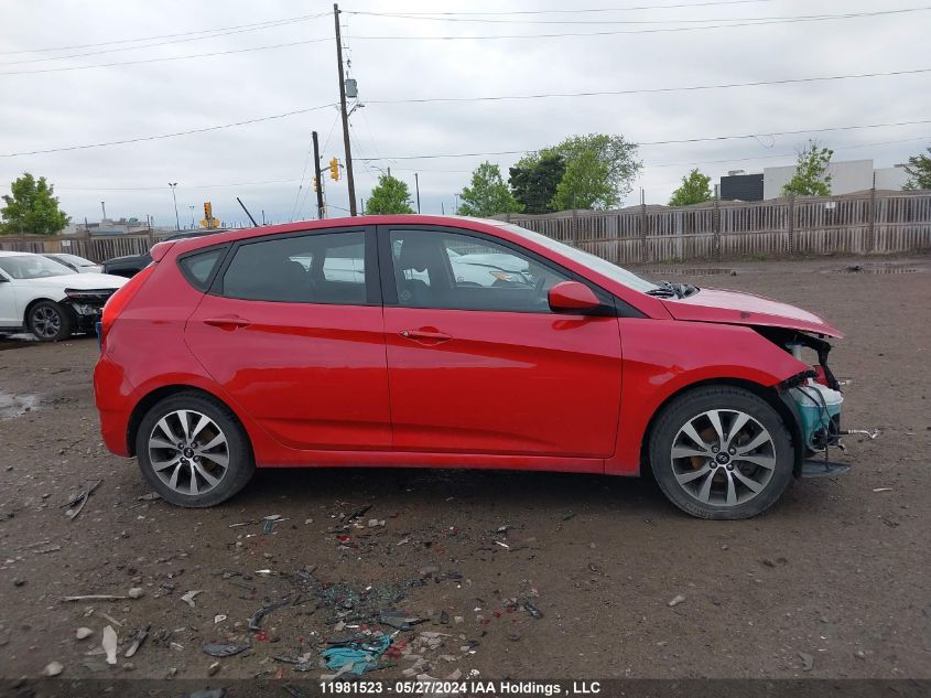 2015 Hyundai Accent VIN: KMHCT5AE4FU228432 Lot: 11981523