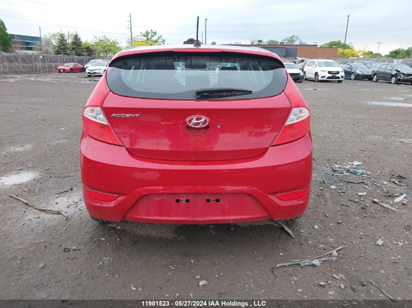 2015 Hyundai Accent VIN: KMHCT5AE4FU228432 Lot: 11981523