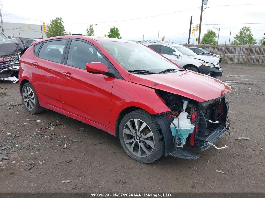 2015 Hyundai Accent VIN: KMHCT5AE4FU228432 Lot: 11981523