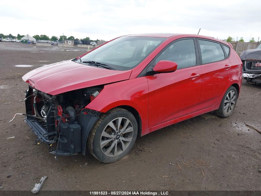 2015 Hyundai Accent VIN: KMHCT5AE4FU228432 Lot: 11981523