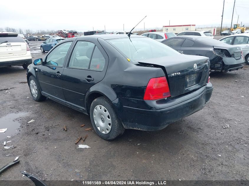 2000 Volkswagen Jetta VIN: 3VWSA29M7YM102263 Lot: 73549393