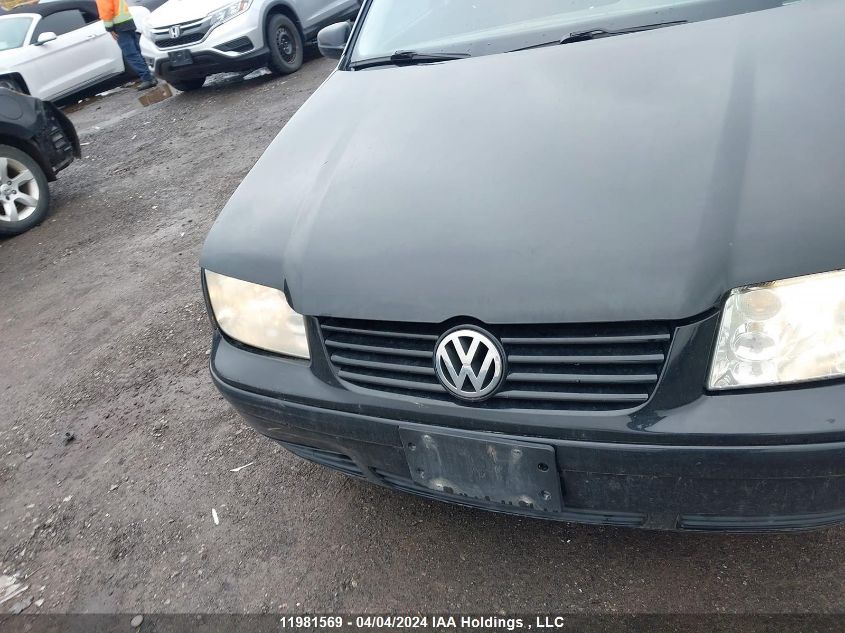 2000 Volkswagen Jetta VIN: 3VWSA29M7YM102263 Lot: 73549393