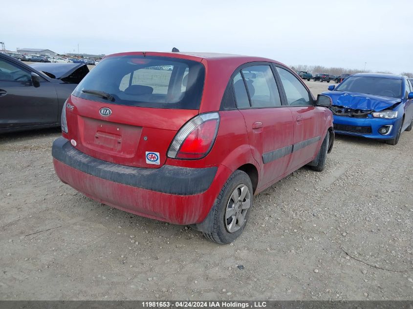 2007 Kia Rio VIN: KNADE163076294188 Lot: 11981653