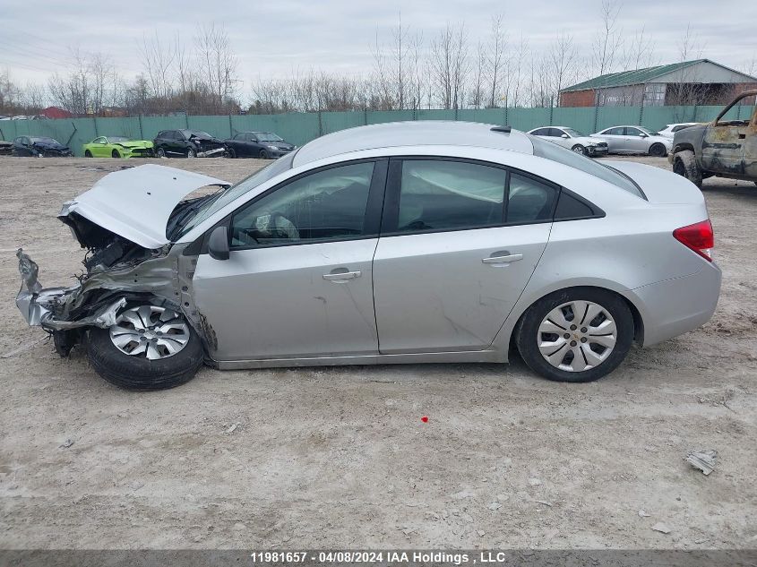 2013 Chevrolet Cruze VIN: 1G1PL5SH0D7256604 Lot: 11981657