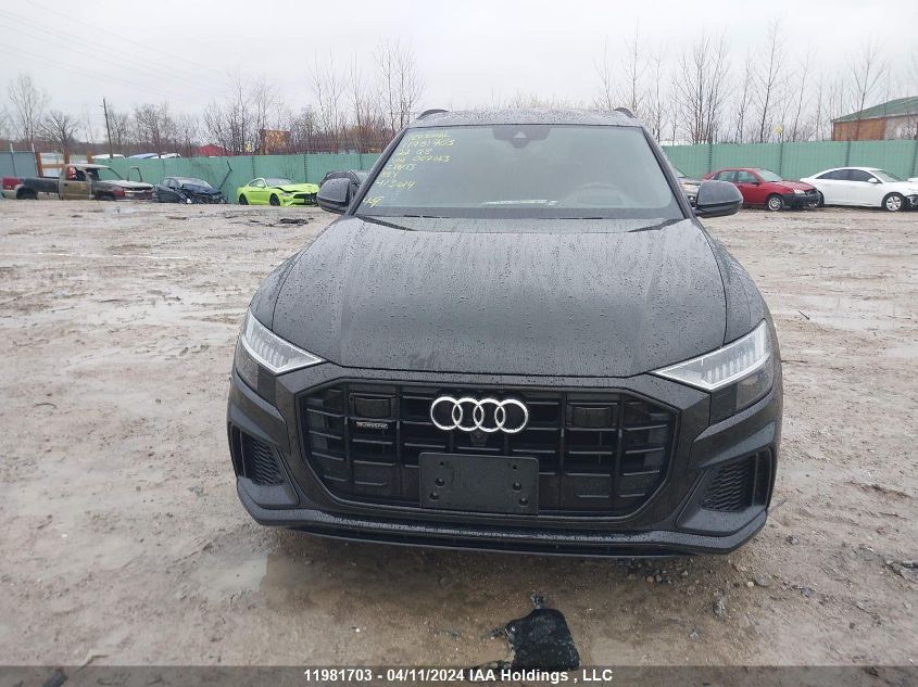 2022 Audi Q8 Prestige S-Line VIN: WA1FVBF10ND007063 Lot: 11981703