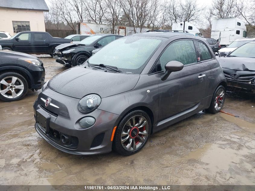 2014 Fiat 500 Abarth VIN: 3C3CFFJHXET191475 Lot: 11981761