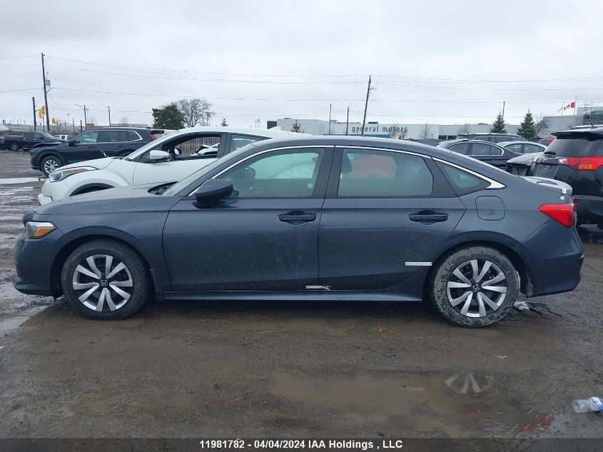 2022 Honda Civic Sedan VIN: 2HGFE2F22NH123271 Lot: 11981782