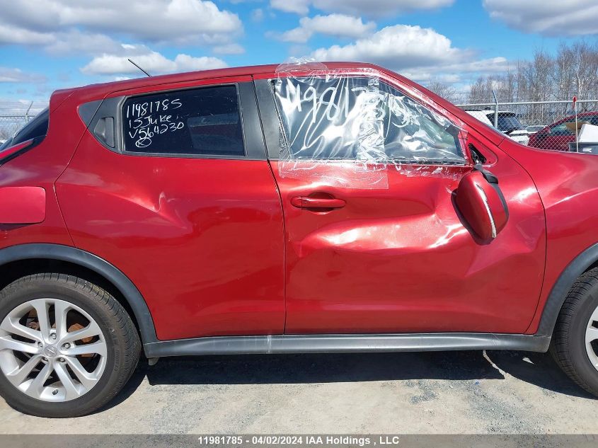 2015 Nissan Juke VIN: JN8AF5MV5FT564230 Lot: 11981785