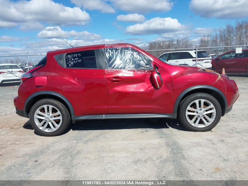 2015 Nissan Juke VIN: JN8AF5MV5FT564230 Lot: 11981785
