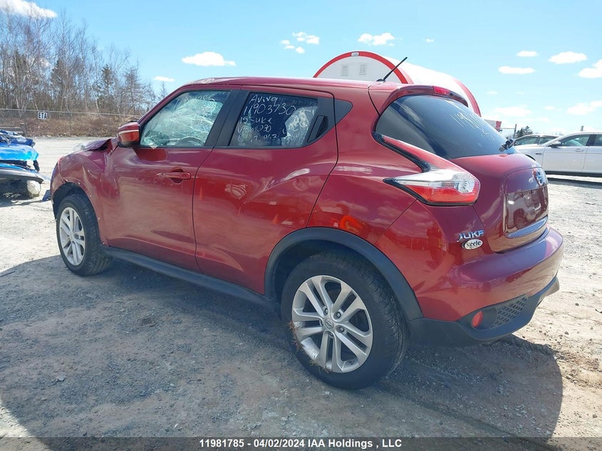 2015 Nissan Juke VIN: JN8AF5MV5FT564230 Lot: 11981785