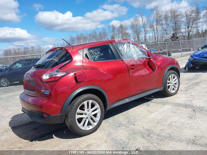 2015 Nissan Juke VIN: JN8AF5MV5FT564230 Lot: 11981785