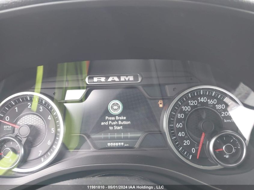 2022 Ram 1500 Laramie VIN: 1C6SRFJTXNN213615 Lot: 11981810