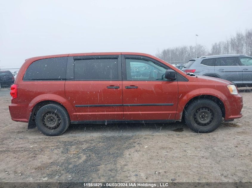 2012 Dodge Grand Caravan Se VIN: 2C4RDGBG2CR262109 Lot: 11981825