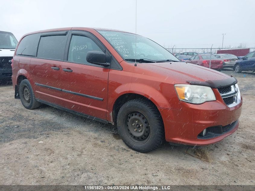 2012 Dodge Grand Caravan Se VIN: 2C4RDGBG2CR262109 Lot: 11981825