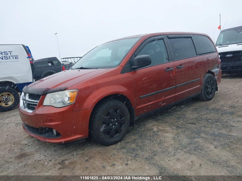 2012 Dodge Grand Caravan Se VIN: 2C4RDGBG2CR262109 Lot: 11981825