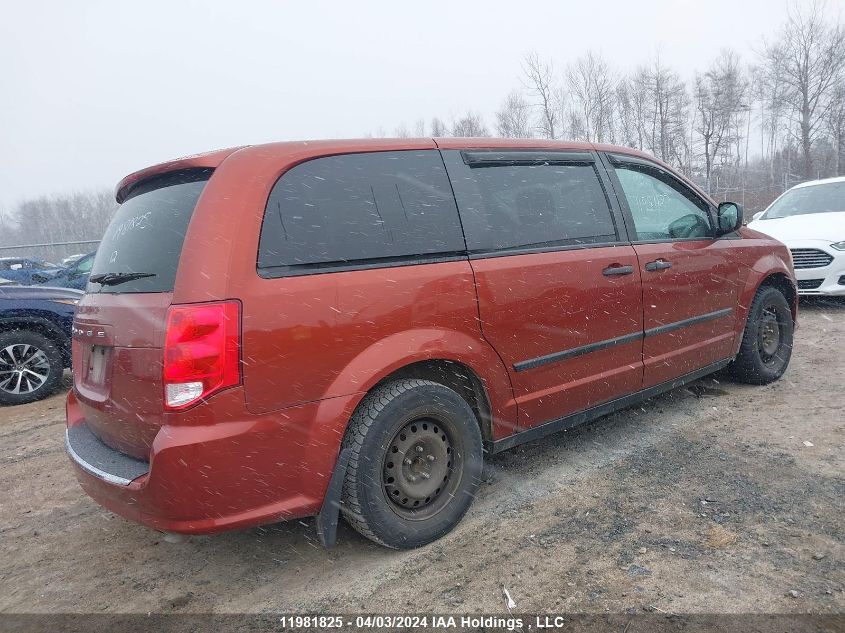 2012 Dodge Grand Caravan Se VIN: 2C4RDGBG2CR262109 Lot: 11981825