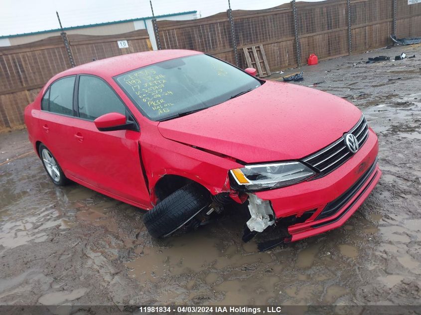 2017 Volkswagen Jetta Sedan VIN: 3VW167AJ3HM203408 Lot: 11981834